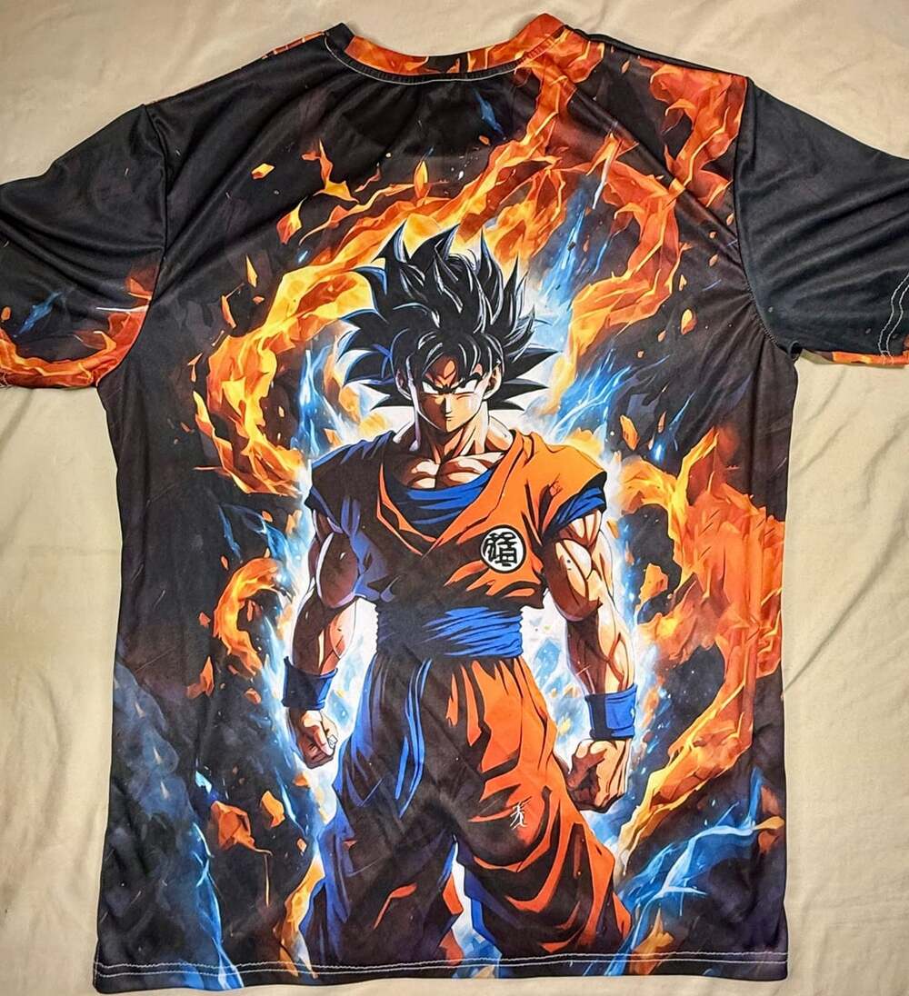 Dragon Ball Z Son Goku 3D Print Graphic Short Sleeve T-Shirt 3XL